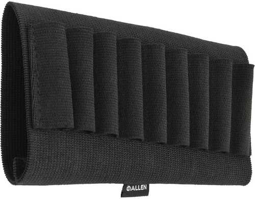 Allen Elastic Buttstock Shell Holder Black for Rifles