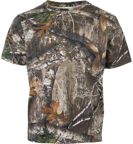 Habit Bear Cave Camo Tee Short Sleeve Realtree Edge Large 