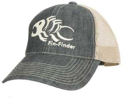 Fin-Finder Mesh Logo Hat Blue/Tan One Size Model: 13057