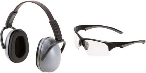 Allen Passive Muff & Eye Combo 23Db Gray Muffs/Clear EYES