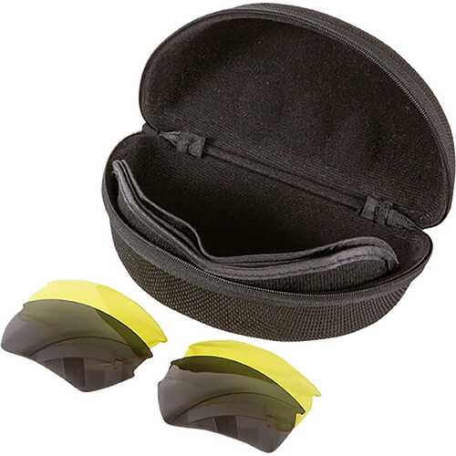 Allen Ion Shooting Glasses Clear/Yellow/Smoke 3 pc.