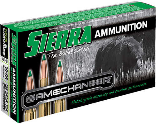 Sierra GameChanger Rifle Ammo 30-06 Springfield 165 gr. TGK Model: A4669--06