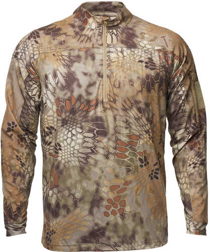 Kryptek Valhalla 2 Long Sleeve Zip Shirt Highlander Medium Model: 18VALLSZH4