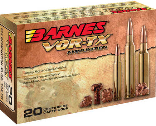 Barnes VOR-TX Rifle Ammo 5.56 x 45mm 70 gr. TSX BT-img-0