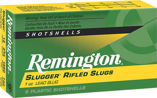 Remington Slugger Rifled Slug Loads 12 ga. 2.75 in. 1 oz. 5 rd. Model: 20302