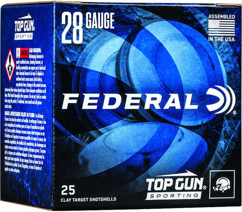 Federal Top Gun Sporting Shotgun Ammo 28 ga. 2.75 in. 1330 FPS 3/4 oz. 8 Shot 25 rd. Model: TGS2821 8