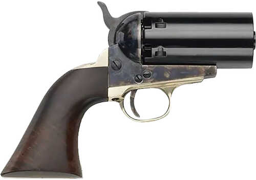 Pietta 1851 Navy Pepperbox Revolver 36 cal. No Barrel Case Hardened Walnut Model: PF51PEPPER36