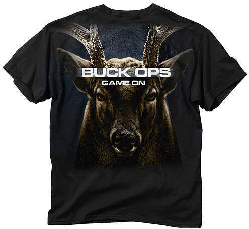 Buck Wear Ops T-Shirt Lg S/S Black