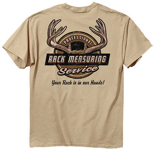 Buck Wear Rack Measuring T-Shirt Md S/S Sand