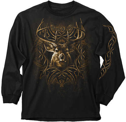 Buck Wear BW Tribal Rack L/S T-Shirt Xl L/S Black