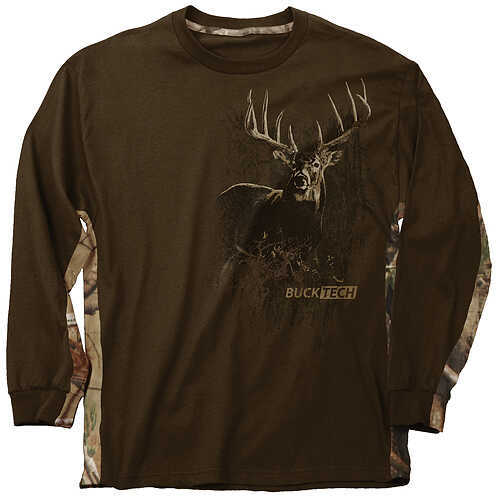 Buck Wear Tech Shadow Rack L/S T-Shirt Md AP