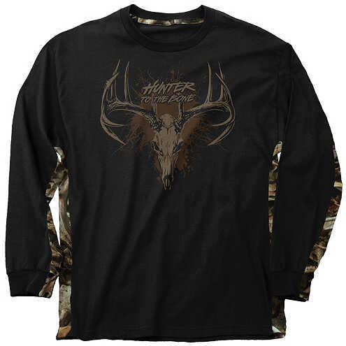 Buck Wear Hunt Bone Performance L/S T-Shirt Md L/S Black