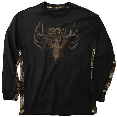 Buck Wear Hunt Bone Performance L/S T-Shirt 2X L/S Black