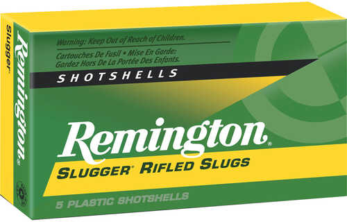 Remington Slugger Rifled Slugs 12 ga. 2.75 in. 1 oz. 1560 fps. Rifled Slug 15 rd. Model: 26880
