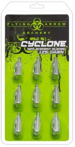 Flying Arrow Cyclone Broadhead Replacement Blades 125 gr. 9pk Model: C9-125