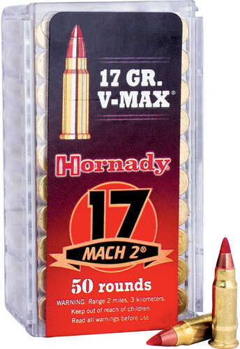 Hornady Varmint Express Rimfire Ammo 17 HM2 17 gr. V-Max 50 rd. Model: 83177