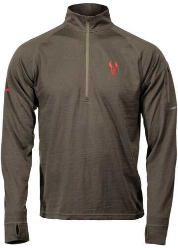 Badlands Ovis 1/4 Zip Crew Stone 2X-Large 