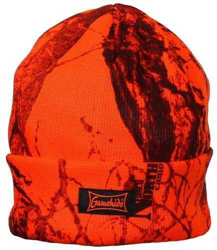 Gamehide Knit Hat Orange Camo