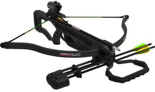 Barnett Recruit Recurve Crossbow Black Red Dot Scope Model: 78615