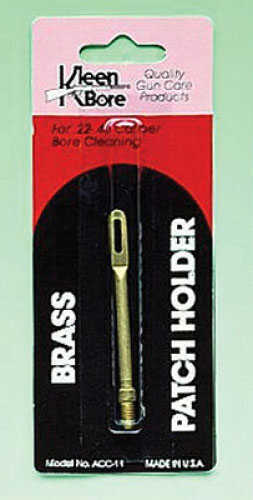 Kleen-Bore Slotted Patch Holder - Packaged Brass - Rifle: .22-.45 Caliber