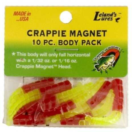 Leland Crappie Magnet Body 15Pk Red/Chartreuse Md#: Cm15-Rc