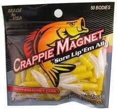 Leland Crappie Magnet Body 15Pk The Therapist (Chartreuse/Purple) Md#: Cm15-TT