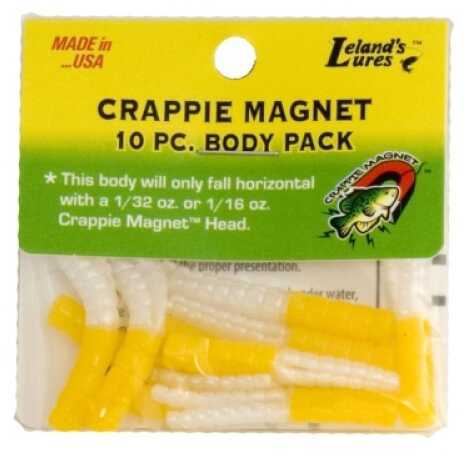 Leland Crappie Magnet Body 15Pk Yellow/Pearl Md#: Cm15-YPRL