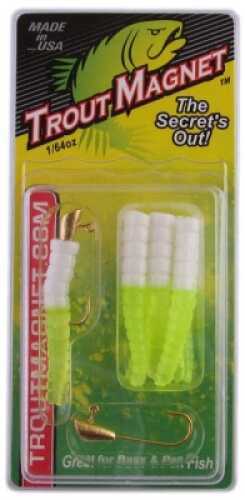 Leland Trout Magnet - Jumbo Pack 50Pk White/Chartreuse Md#: Tm50-Wc