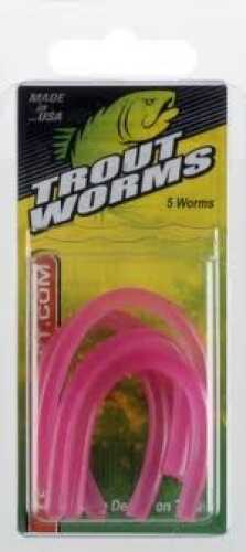 Leland Trout Worm 5Pc Pink Md#: TW-P