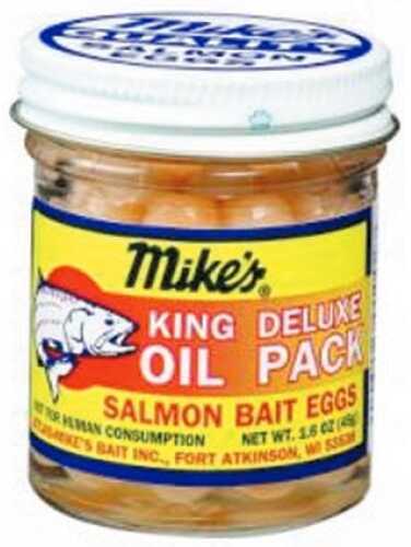 Atlas-Mikes Salmon Eggs 1.6Oz King Deluxe Oil Pk. Light