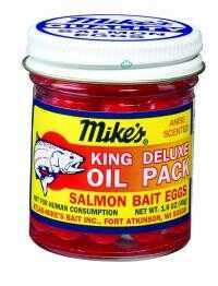 Atlas-Mikes Salmon Eggs 1.6Oz King Deluxe Oil Pk. Red/Anise