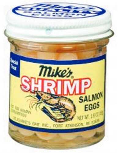 Atlas-Mikes Salmon Eggs 1.6Oz Mikes Shrimp Egg White