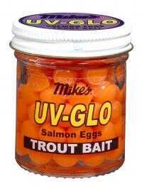 Atlas-Mikes Salmon Eggs 1.6Oz Uv Glo Egg Orange