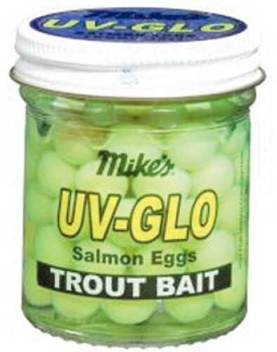 Atlas-Mikes Salmon Eggs 1.6Oz Uv Glo Egg Chartreuse