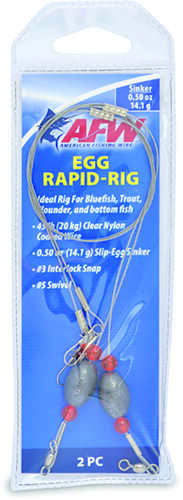 Egg Ready Rigs 18in 45# 1/2oz 12ring Model: Ta-0.50eggt