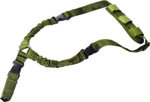 RUKX TACTICAL BUNGEE SLING GREEN SINGLE POINT Model: ATICT1PSG