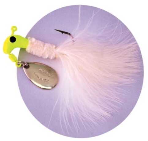 Blakemore Road Runner 1/8Oz Marabou Chartreuse/White Per 12