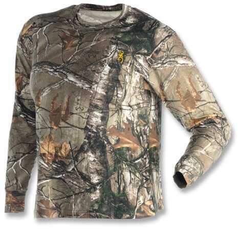 Browning Wasatch T-Shirt L/S RTXT M Cotton/Poly