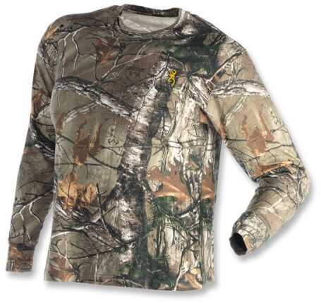 Browning Jr Wasatch T-Shirt L/S RTXT L Cotton/Poly