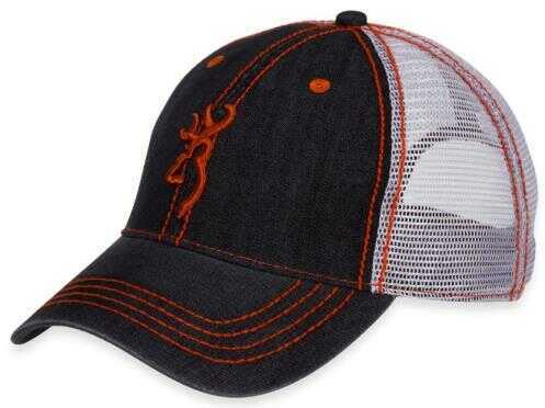 Browning Cap Denim Orange 3D Bm Model: 308180621