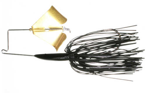 Buzzbait 1/4oz Black / Gold Blade Model: Bb24fg14