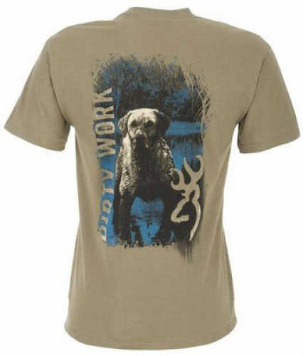 Browning Muddy Dog Tee S/S Prairie Dust Md#: BRD1043219M