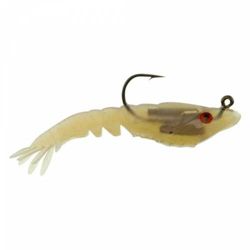 Berkley Powerbait Rattle Shrimp 3 1/2in 3bg Natural Model: Swcrs3-nat