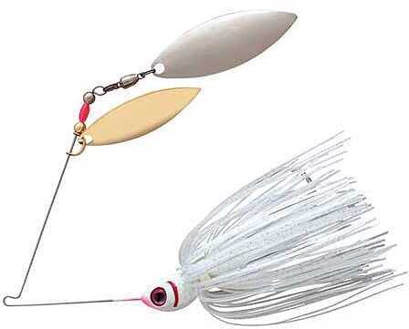 Booyah Double Willow Spinbait 1/2Oz Satin Silver Glimmer