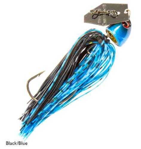 Z-Man Chatterbait Freedom 3/8Oz Black & Blue/Black Blade Model: CBF38-03