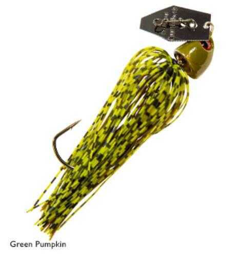 Z-Man Chatterbait Freedom 3/8Oz Green Pumpkin/Black Blade Model: CBF38-04