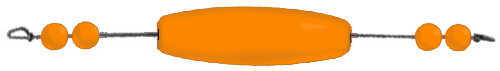 Comal Cigar Rattle Cork 3In Orange 50/bg