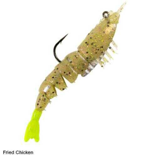 Z-Man Ez Shrimpz Rigged 3.5-Inch Bait Po Boy 2 Per Bag Md: EZSR-317PK2