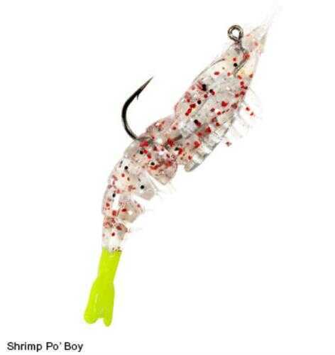 Z-Man Ez Shrimpz Rigged 3.5-Inch Bait Po Boy 2 Per Bag Md: EZSR-318PK2