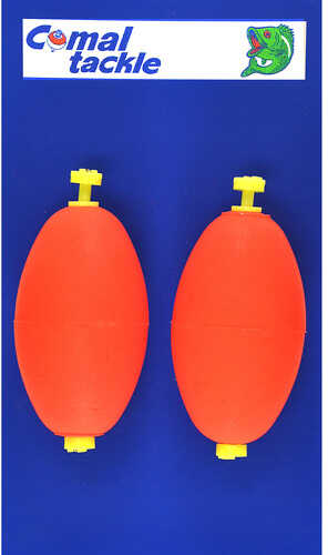 Oval Foam Snap Float 2 1/2In Red 50bg